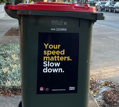 speed bin sticker